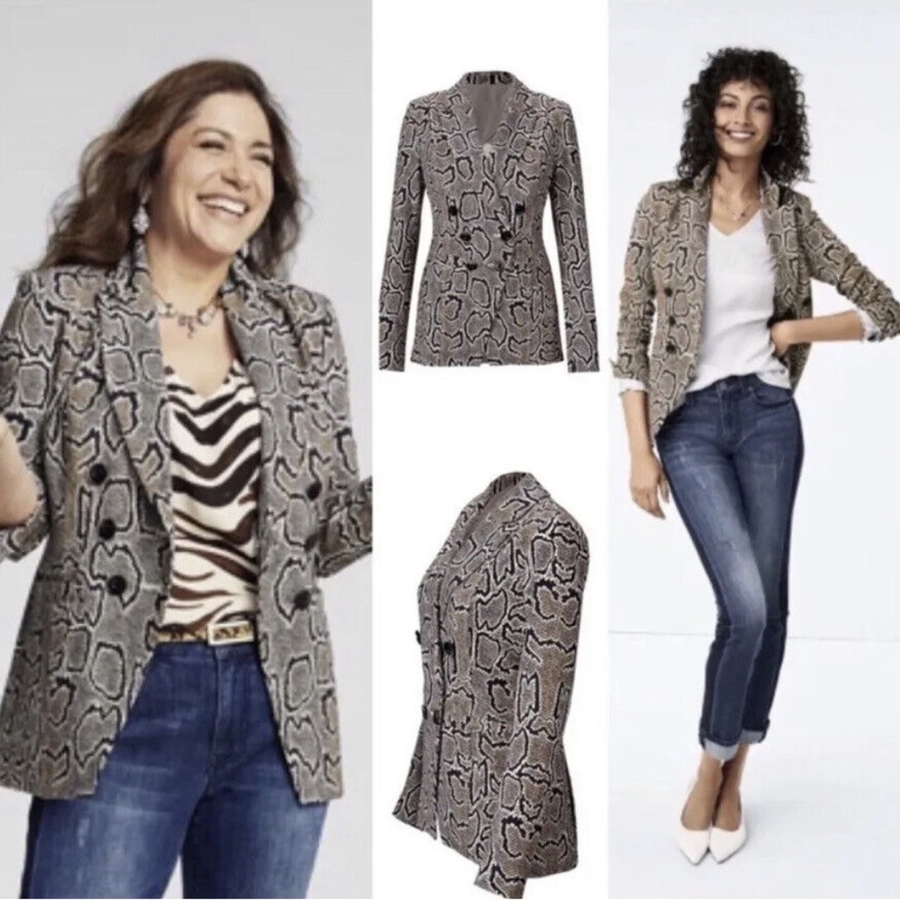 Cabi Python Blazer Size 8 - image 7